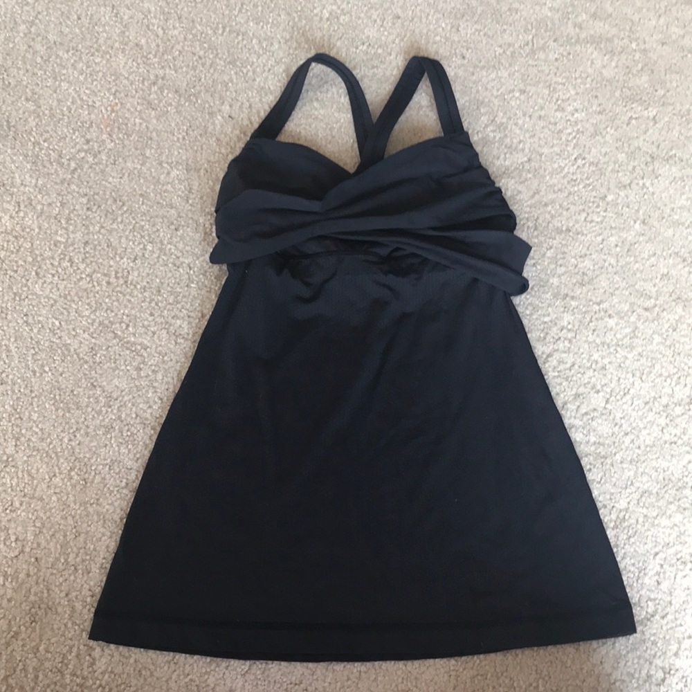 Lululemon Athletica Black Tank size 4
